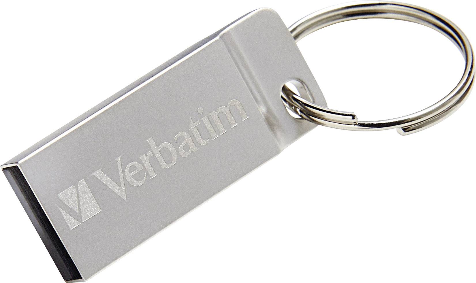 Verbatim Metall-Gehäuse USB-Stick 32GB Silber 98749 USB-A (USB 2.0)