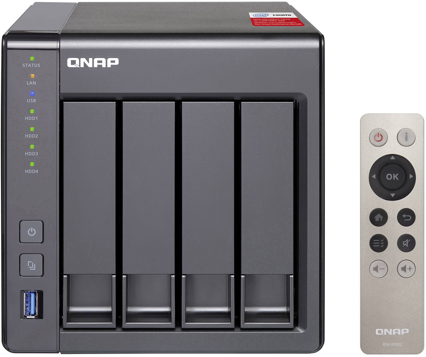 QNAP TS-451+ NAS-Server Gehäuse 4 Bay TS-451+-8G
