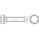 TOOLCRAFT 141144 Gewindefurchende Schrauben M8 60 mm Außensechskant DIN 7500 Stahl galvanisch verzi