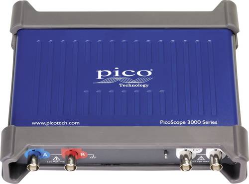 Pico 3205D USB-Oszilloskop 100MHz 2-Kanal 500 MSa/s 128 Mpts Digital-Speicher (DSO), Funktionsgenera