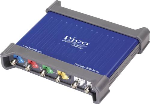 Pico 3406D USB-Oszilloskop 200MHz 4-Kanal 250 MSa/s 128 Mpts Digital-Speicher (DSO), Funktionsgenera