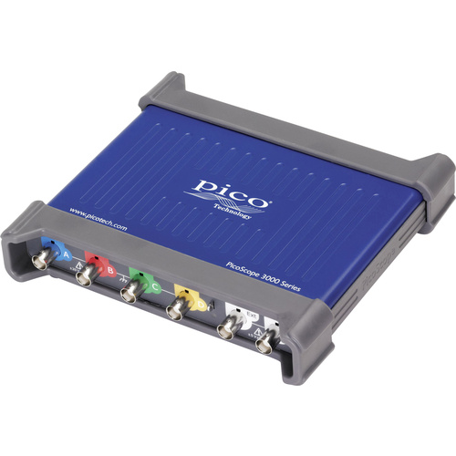 Pico 3403D USB-Oszilloskop 50MHz 4-Kanal 250 MSa/s 16 Mpts Digital-Speicher (DSO), Funktionsgenerator