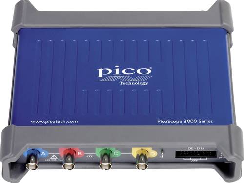 Pico 3403D MSO USB-Oszilloskop 50MHz 20-Kanal 250 MSa/s 16 Mpts Digital-Speicher (DSO), Mixed-Signal