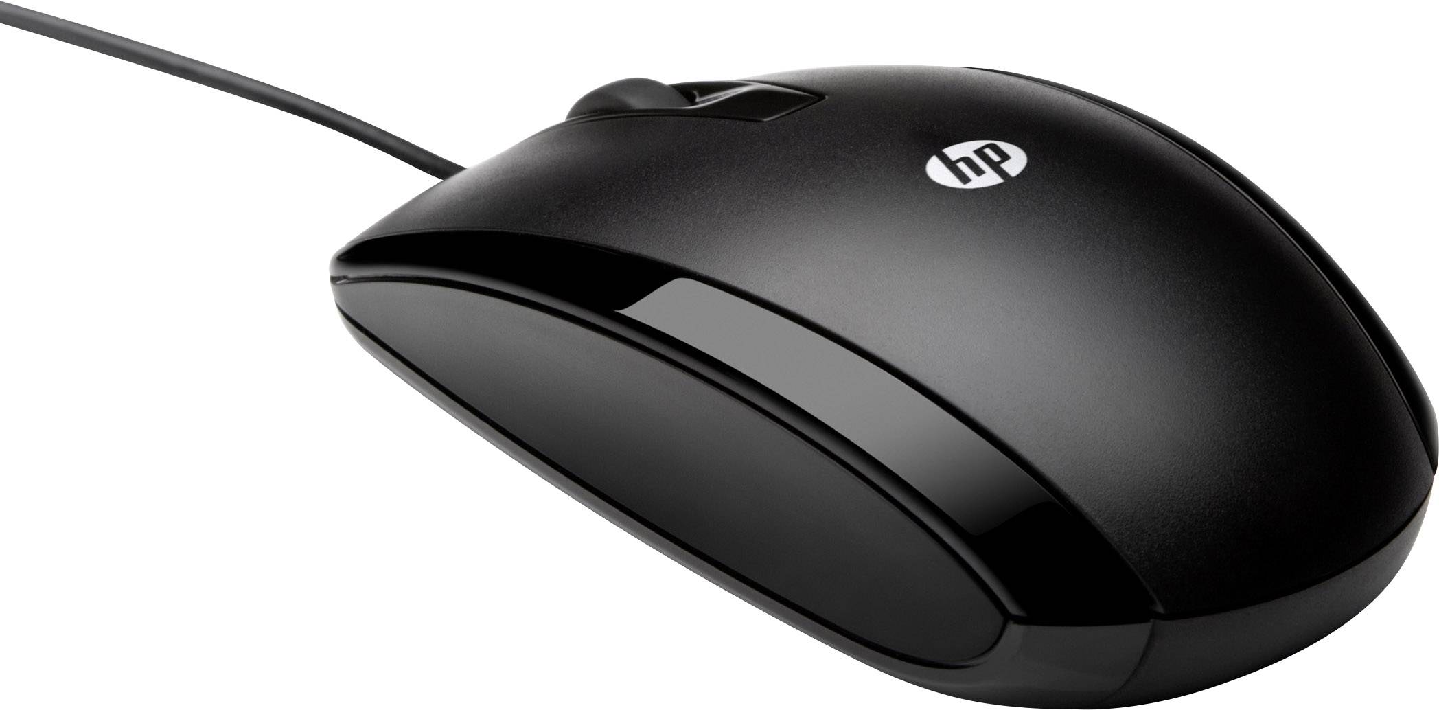 HP X500 Maus USB Optisch Schwarz 3 Tasten