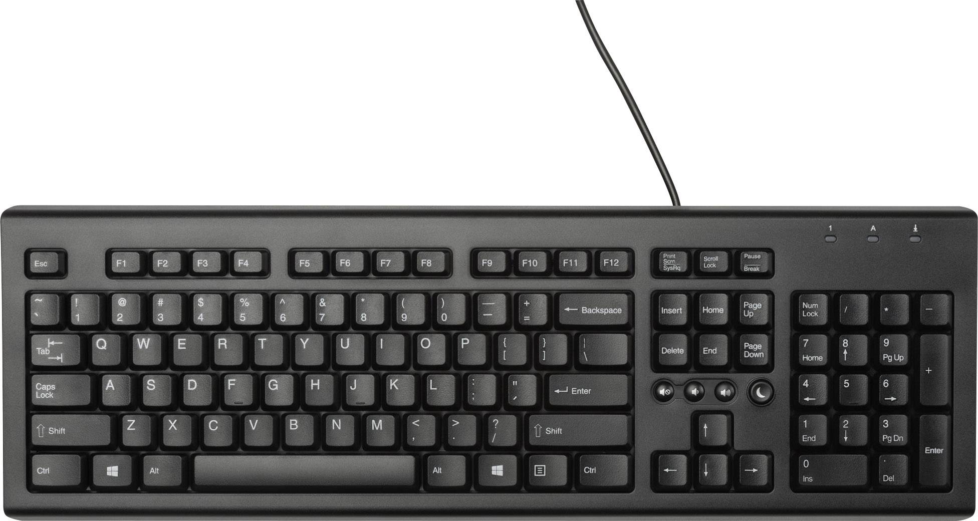 HP USB Classic Keyboard USB Tastatur Deutsch, QWERTZ, Windows® Schwarz