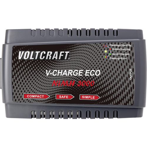 VOLTCRAFT V-Charge Eco NiMh 3000 Modellbau-Ladegerät 230 V 3 A NiMH, NiCd