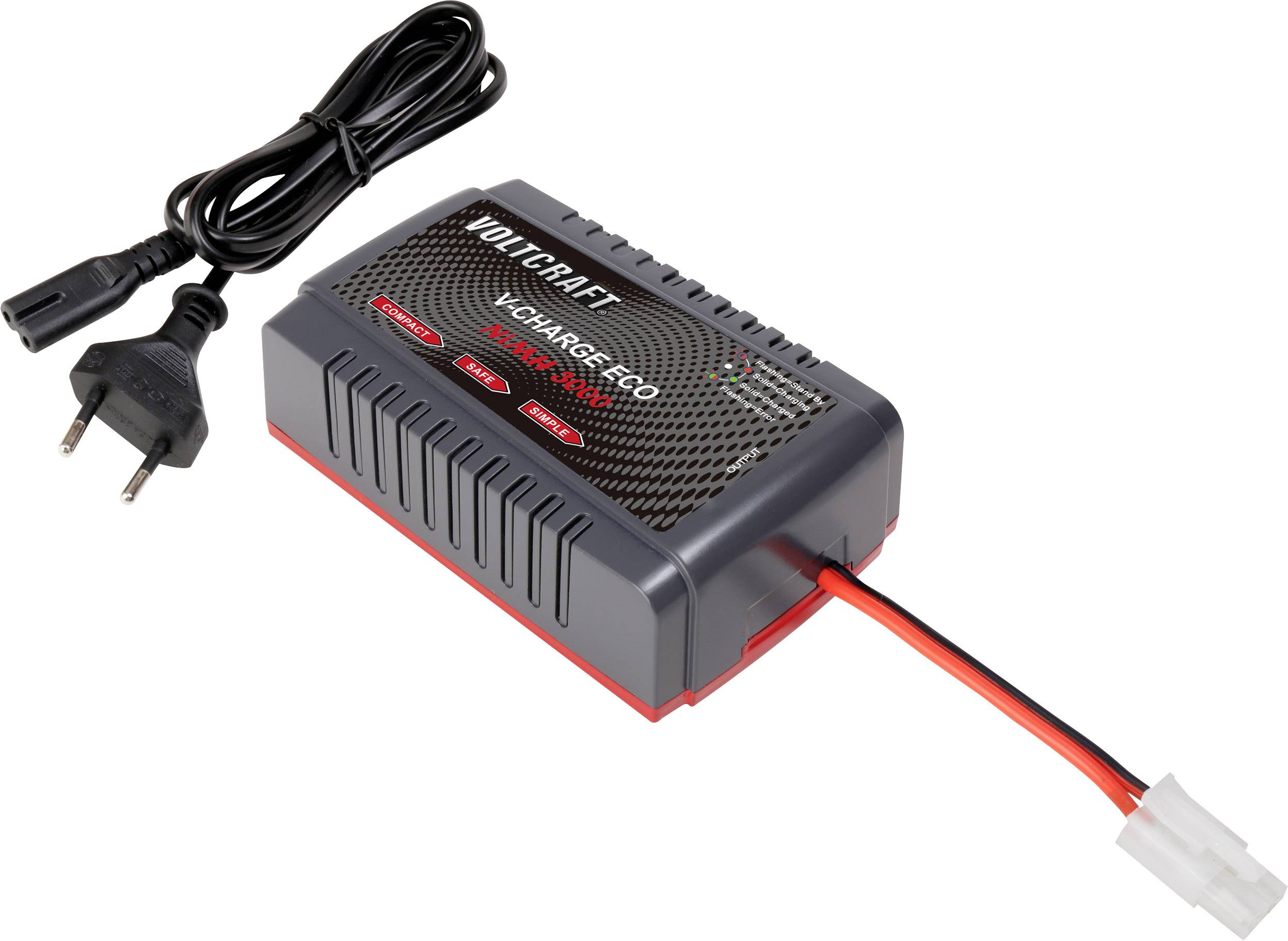 VOLTCRAFT V-Charge Eco NiMh 3000 Modellbau-Ladegerät 230 V 3 A NiMH, NiCd
