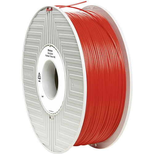 Verbatim 55270 PLA Filament Filament PLA 1.75mm 1kg Rot