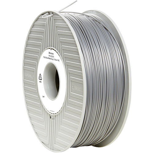 Verbatim 55275 Filament PLA 1.75mm 1kg Silber-Metallic (matt)
