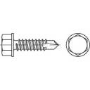 TOOLCRAFT 141346 Bohrschraube 4.2mm 25mm Außensechskant DIN 7504 Stahl galvanisch verzinkt 1000St.