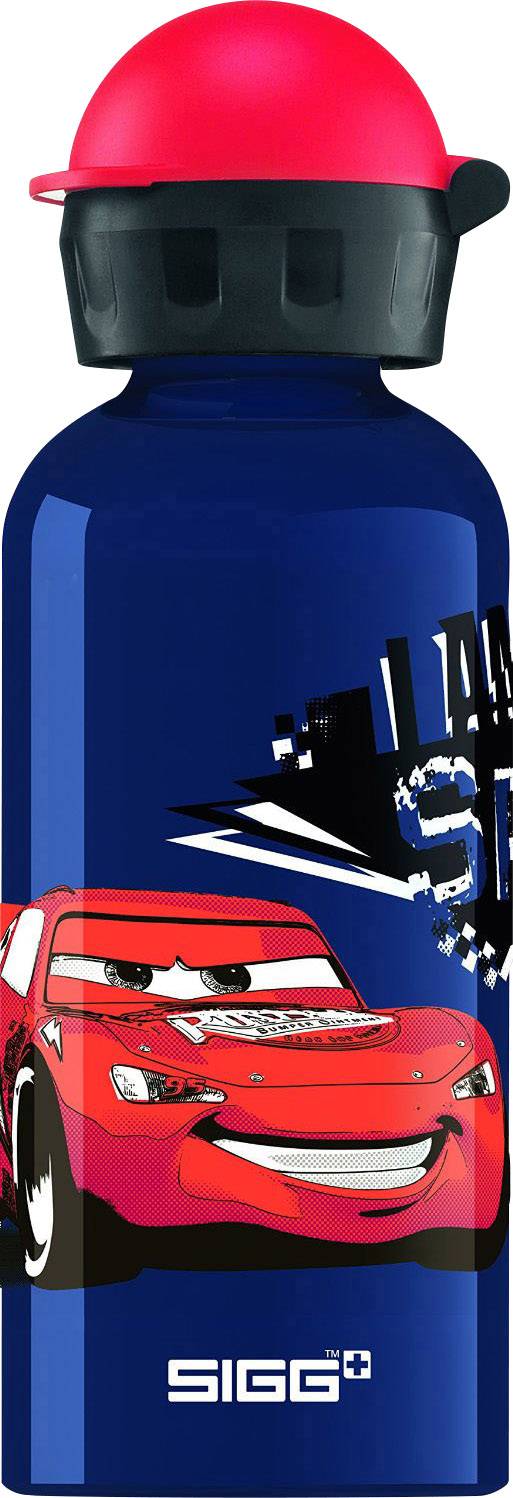 Trinkflasche Cars Speed 8563.00 SIGG Dunkelblau, Rot 400 ml
