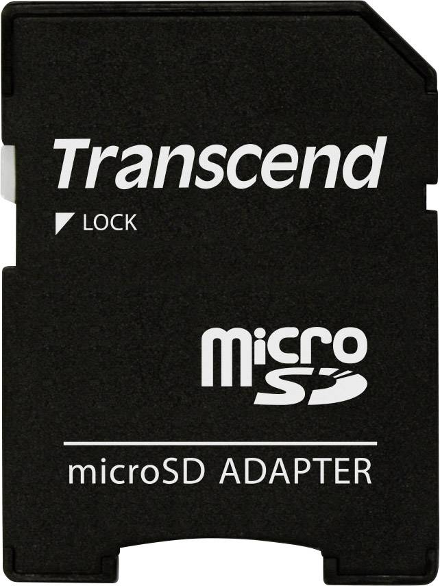Transcend 12-6252 SD Karten Adapter Adaptiert von: microSD-Karte Adaptiert auf: SD-Karte
