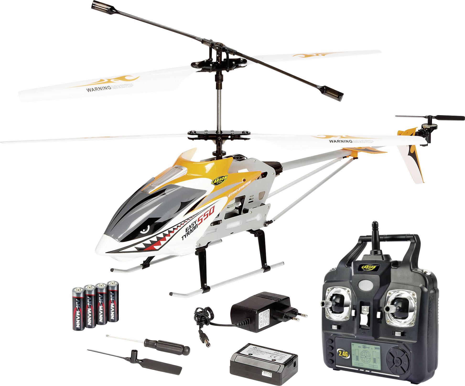 Carson RC Sport Easy Tyrann 550 RC Einsteiger Hubschrauber 100% RtR
