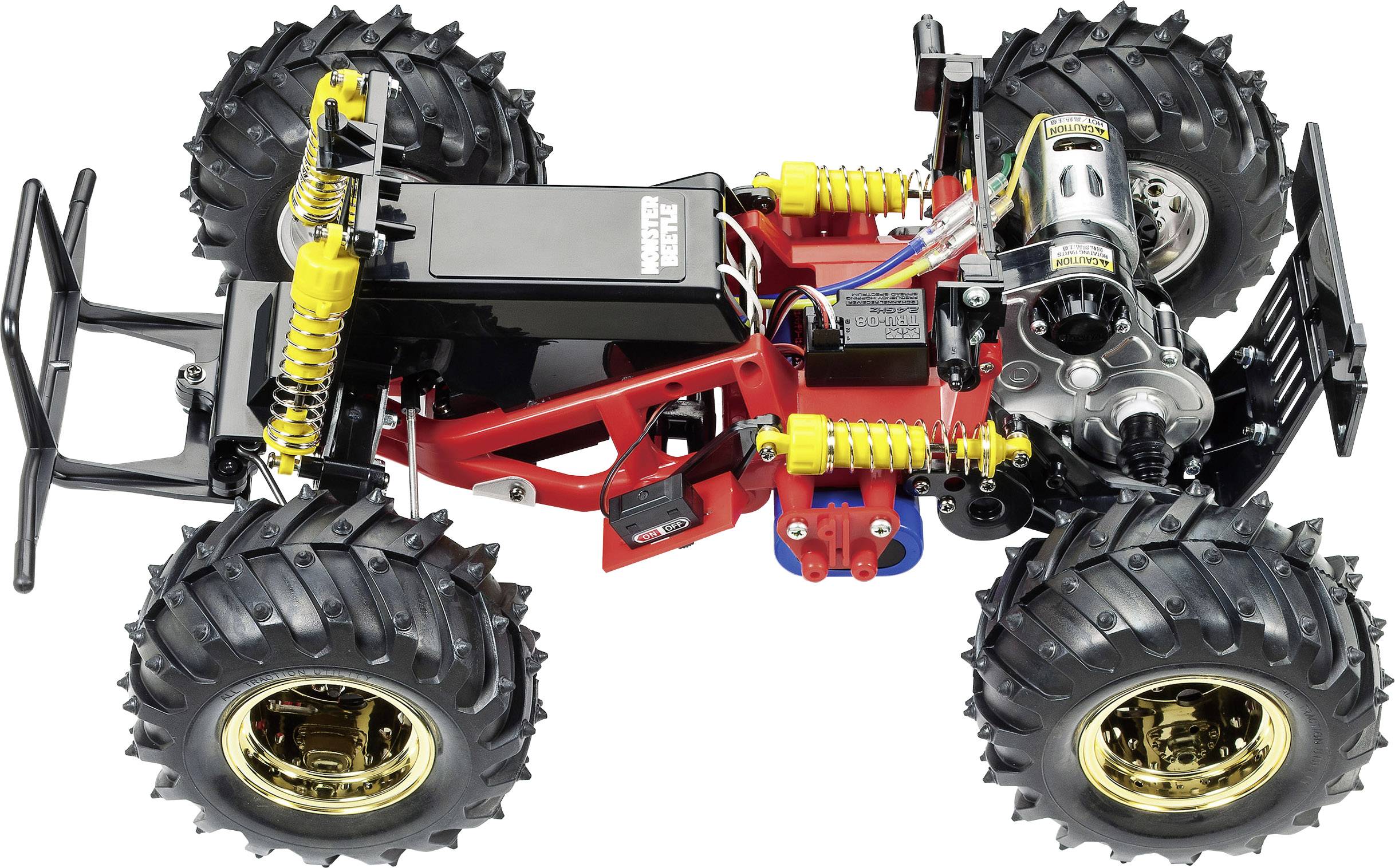 Tamiya Monster Beetle Brushed 1:10 RC Modellauto Elektro Monstertruck Heckantrieb (2WD) Bausatz