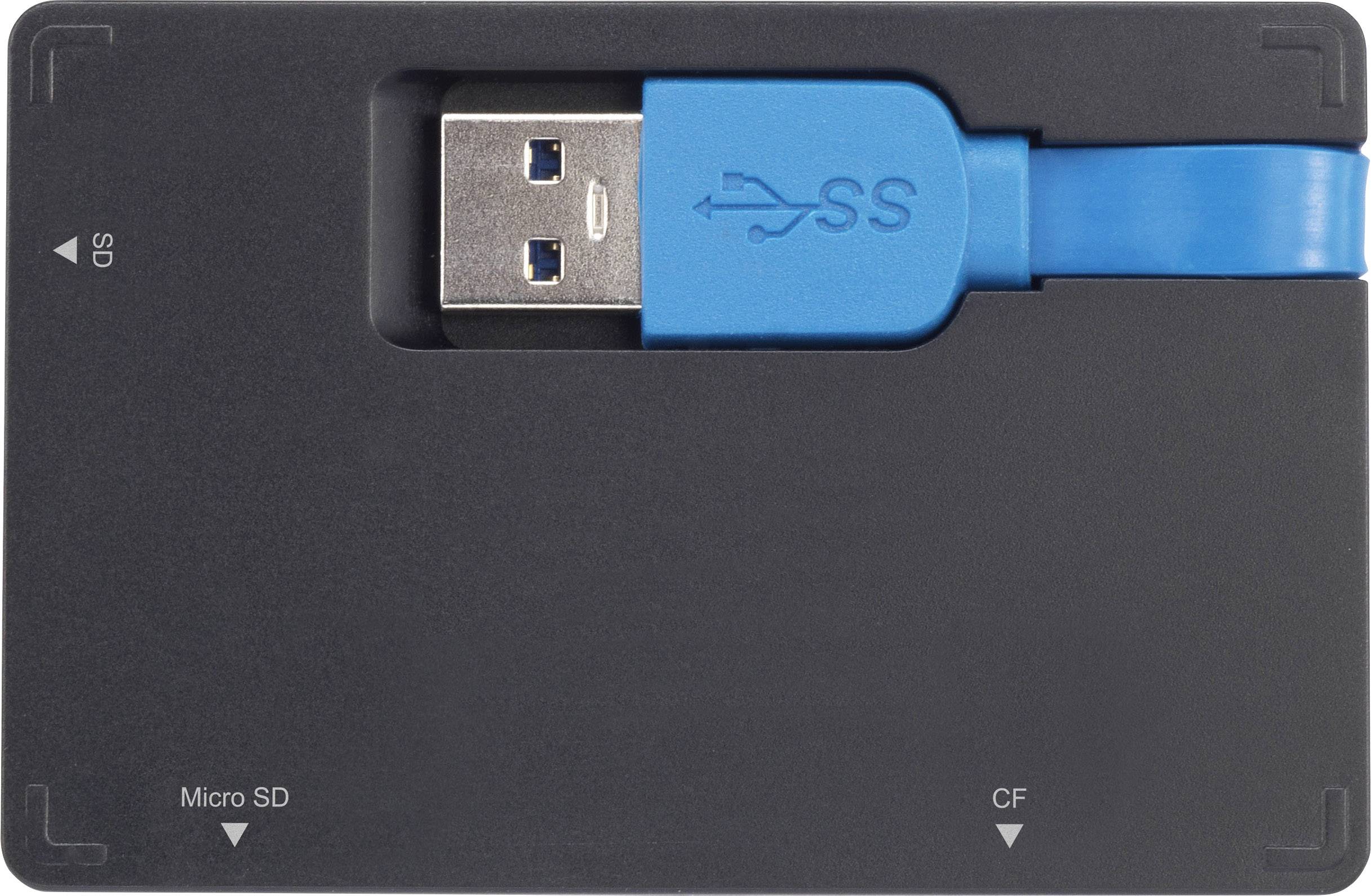 Renkforce CR41e-Box Externer Speicherkartenleser USB 3.0 Schwarz