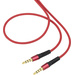 Klinke 4pol. Audio Anschlusskabel [1x Klinkenstecker 3.5mm - 1x Klinkenstecker 3.5 mm] 0.50m Rot SuperSoft-Ummantelung