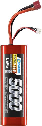 Modellbau-Akkupack (LiPo) 7.4V 5000 mAh Zellen-Zahl: 2 30 C Stick Hardcase T-Buchse