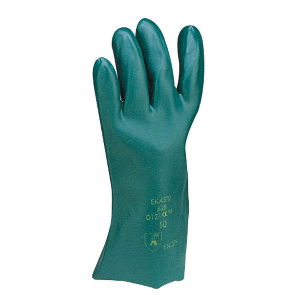 Ekastu 381 628 Polyvinylchlorid Chemiekalienhandschuh Größe (Handschuhe): 10, XL EN 374-1:2017-03/Typ A, EN 374-5:2017-03, EN