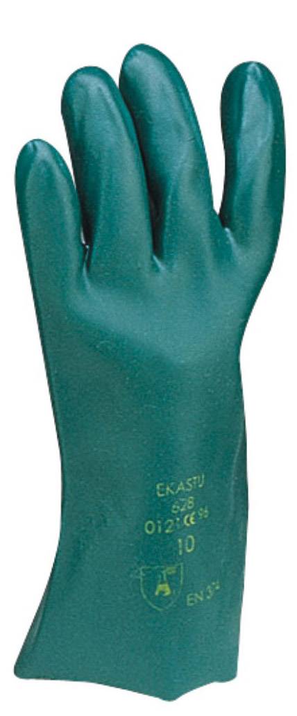 Ekastu 381 628 Polyvinylchlorid Chemiekalienhandschuh Größe (Handschuhe): 10, XL EN 374-1:2017-03/Typ A, EN 374-5:2017-03, EN
