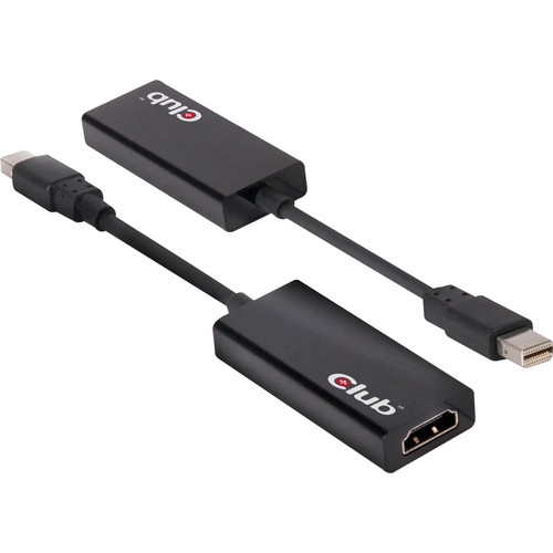 club3D CAC-1170 DisplayPort / HDMI Adaptateur [1x Mini port Display mâle - 1x HDMI femelle] noir 15.00 cm