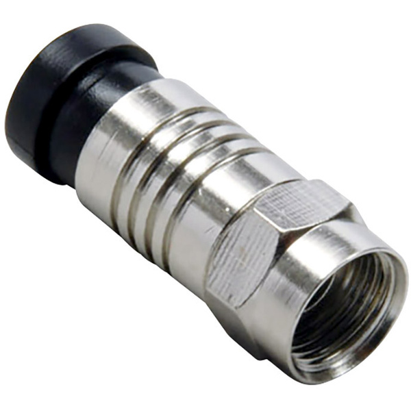 TRU Components 1582449 F-Stecker Kompression Anschlüsse: F-Stecker Kabel-Durchmesser: 8.2mm