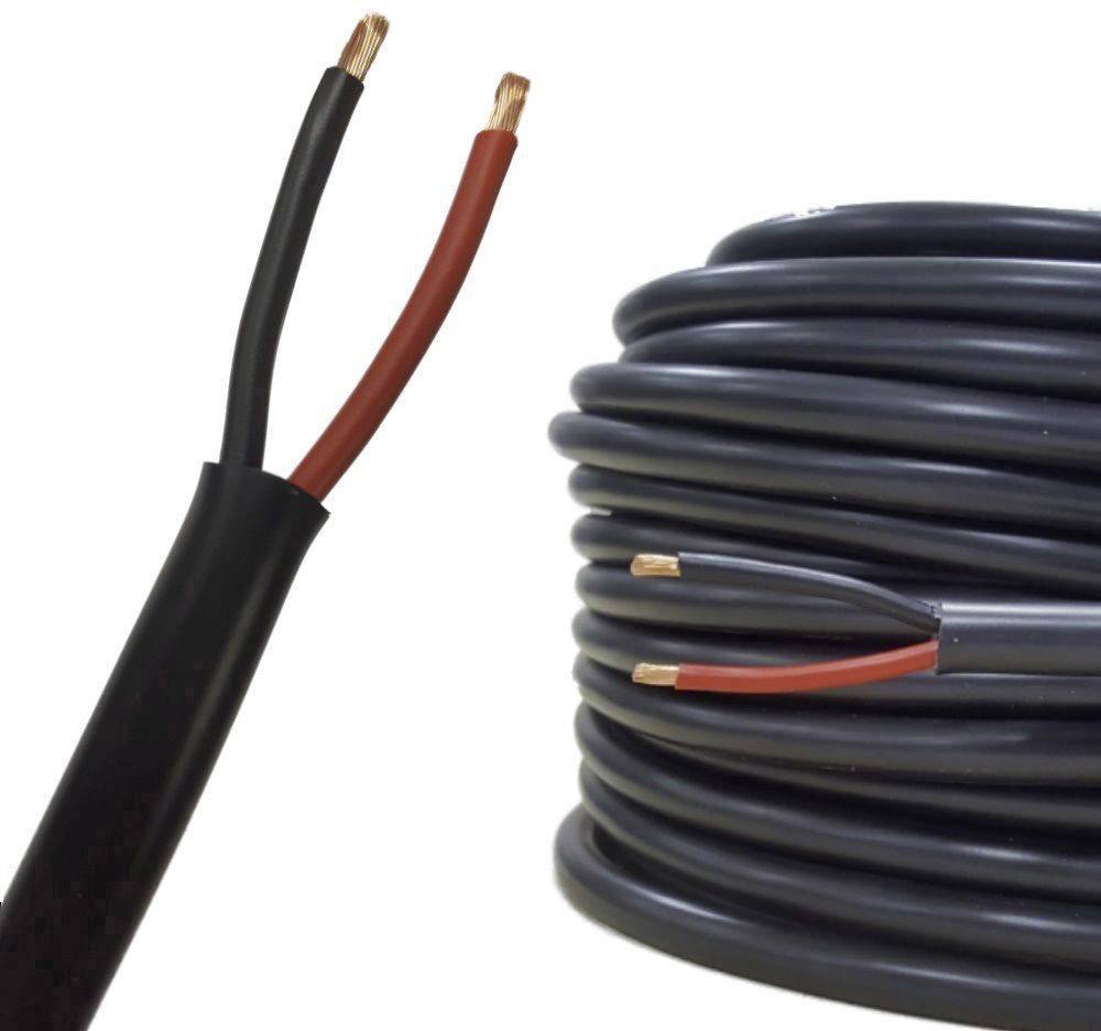 AIV 23312A Lautsprecherkabel FLRYY 2 x 0.75mm² Rot, Schwarz Meterware