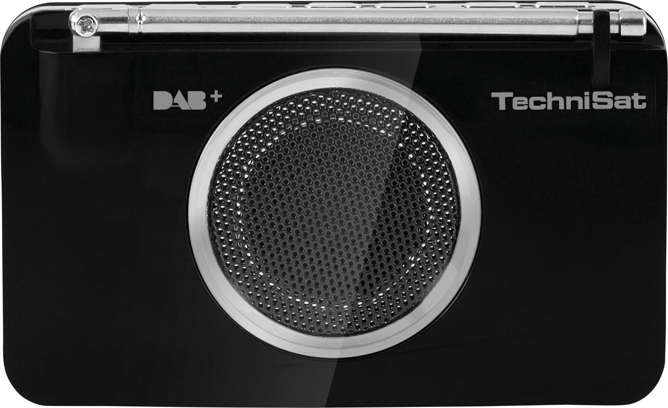 TechniSat DigitRadio 2Go Taschenradio DAB+, UKW wiederaufladbar Schwarz