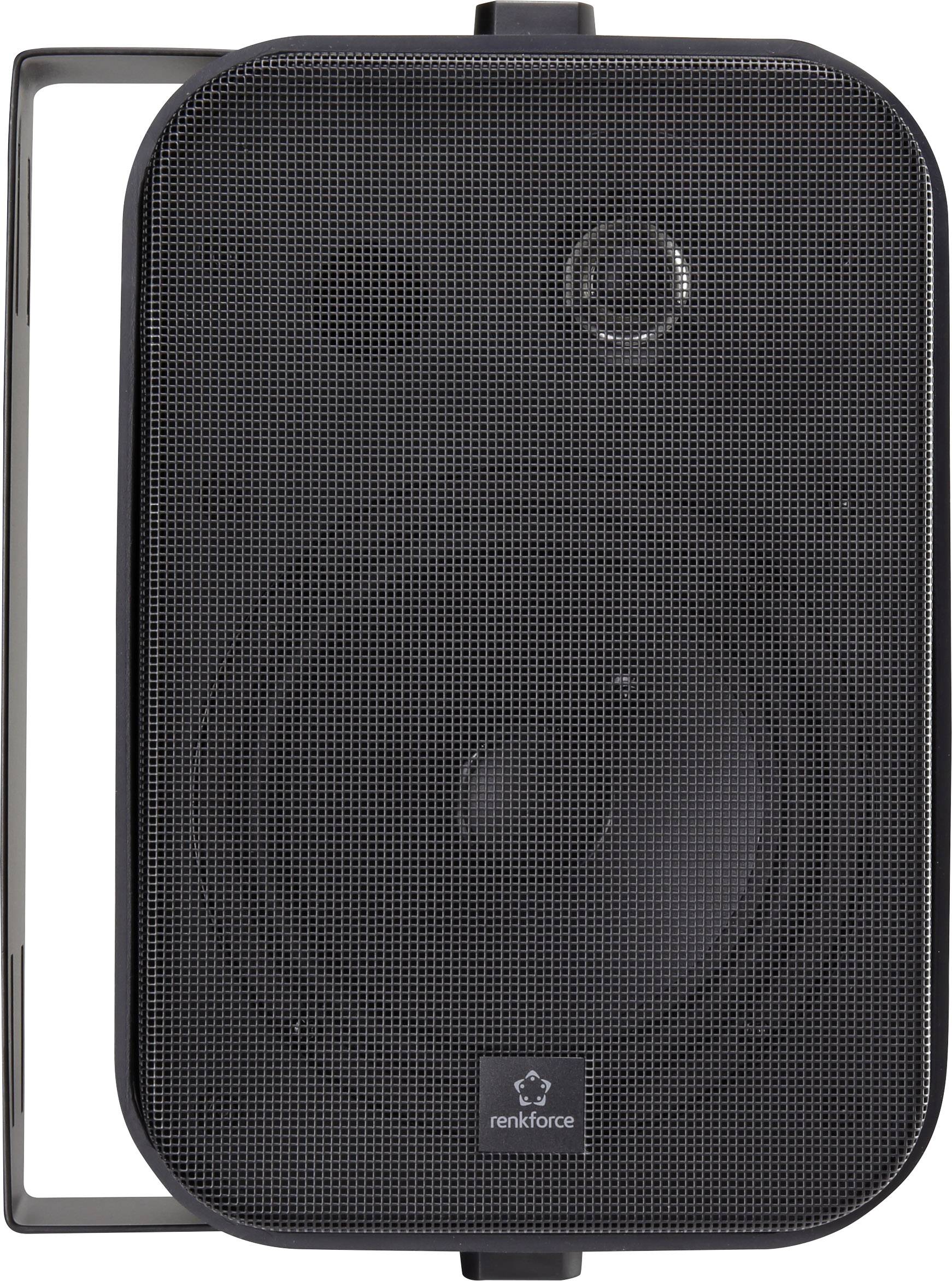 Renkforce Control 250 Außenlautsprecher 30W IP54 Schwarz 1 Paar