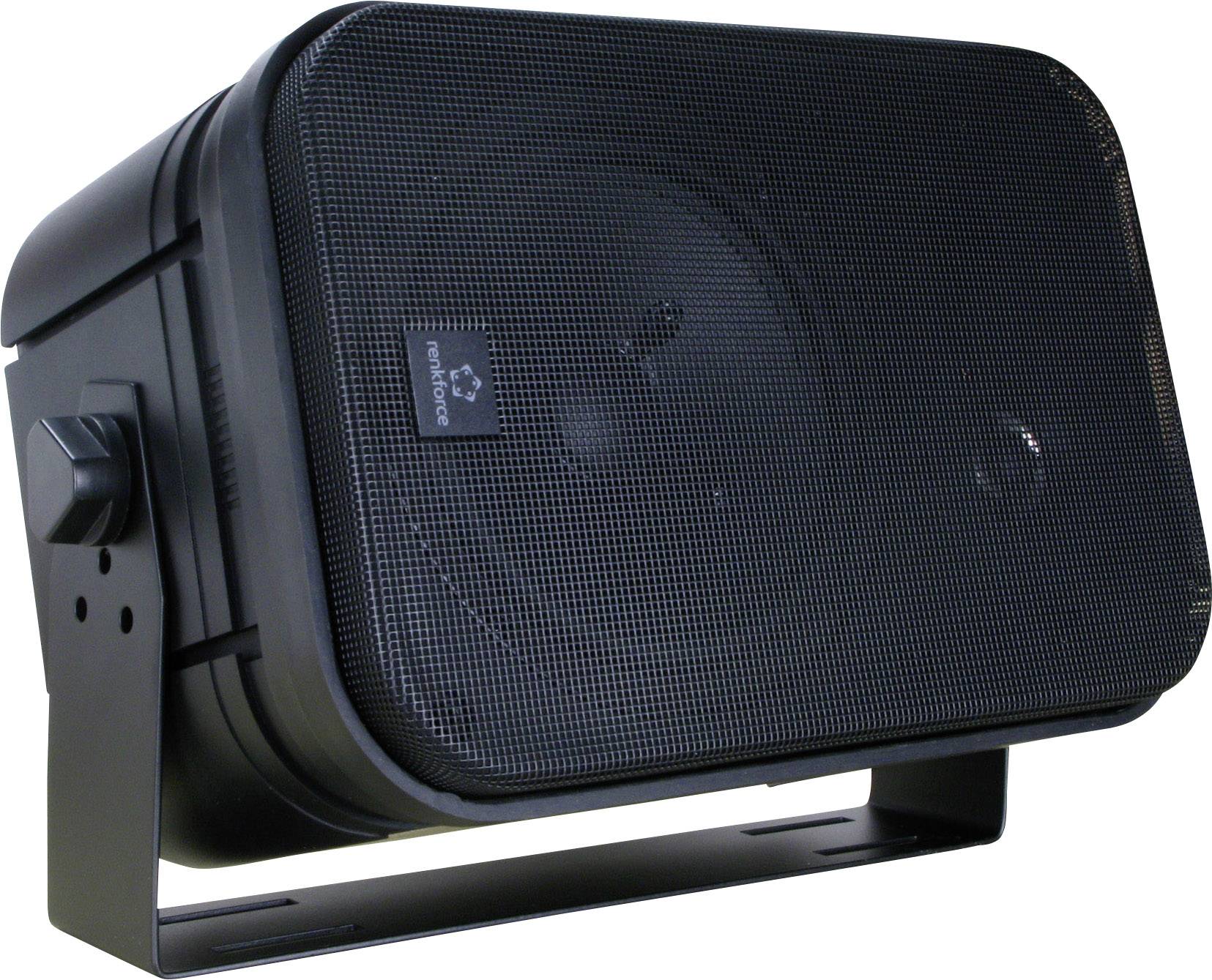 Renkforce Control 250 Außenlautsprecher 30W IP54 Schwarz 1 Paar