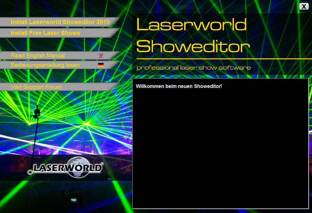Laserworld ShowNET DMX Software