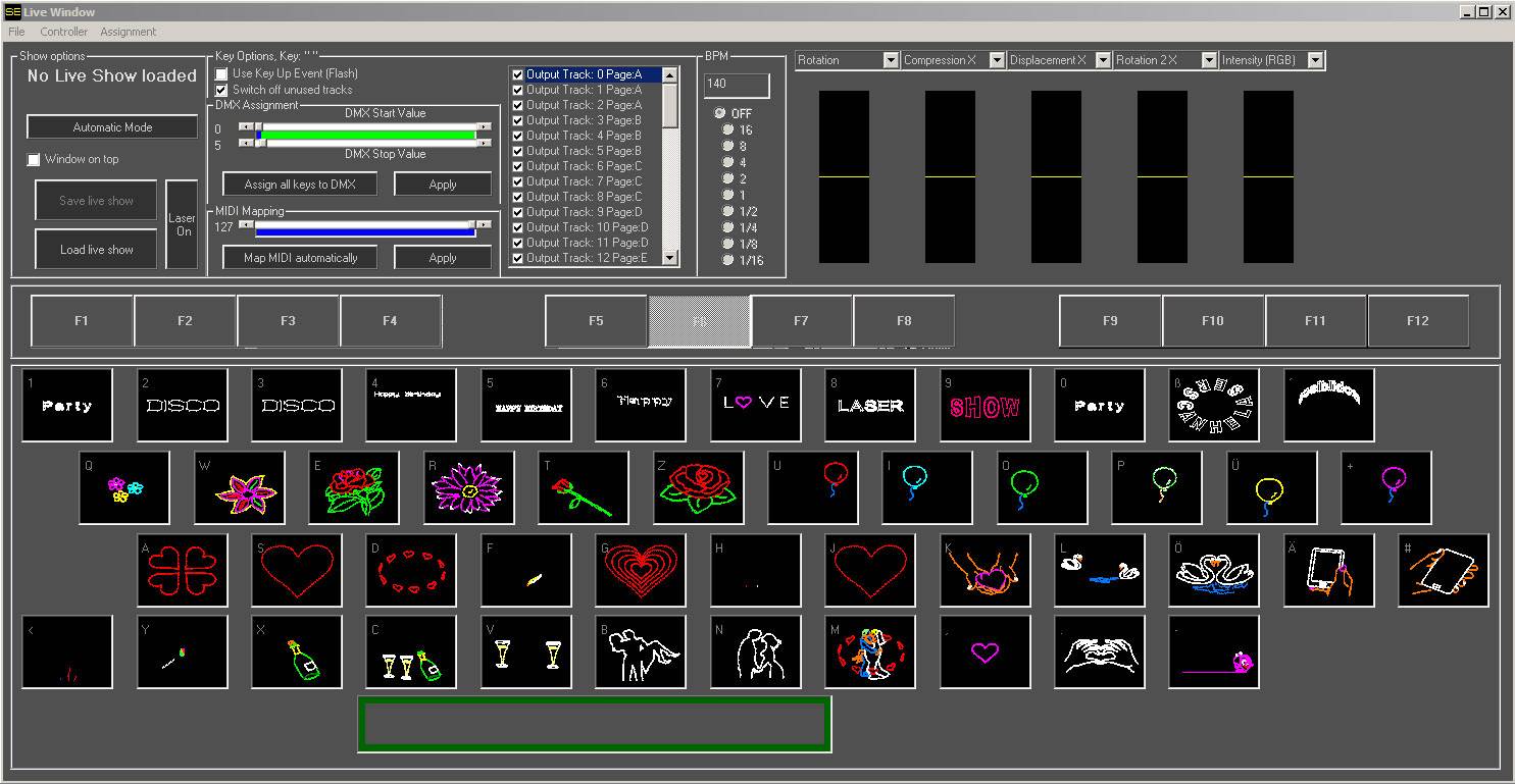 Laserworld ShowNET DMX Software