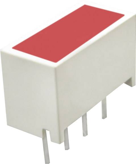 Kingbright KB2350ID Flächen-LED 4fach Rot (L x B) 20 mm x 5 mm