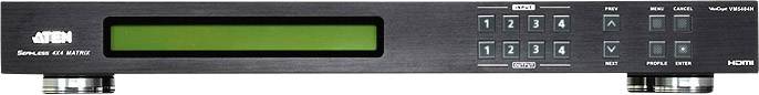 ATEN VM5404H-AT-G 4 Port HDMI-Matrix-Switch mit Fernbedienung 1920 x 1080 Pixel