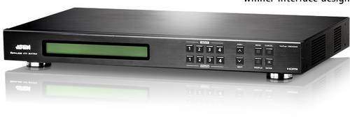 ATEN VM5404H-AT-G 4 Port HDMI-Matrix-Switch mit Fernbedienung 1920 x 1080 Pixel