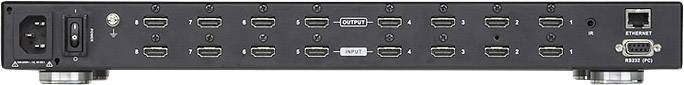 ATEN VM5808H-AT-G 8 Port HDMI-Matrix-Switch mit Fernbedienung 1920 x 1080 Pixel