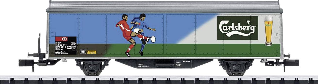 MiniTrix T15610 N 2er-Set Schiebewandwagen Hbils-vy der SBB