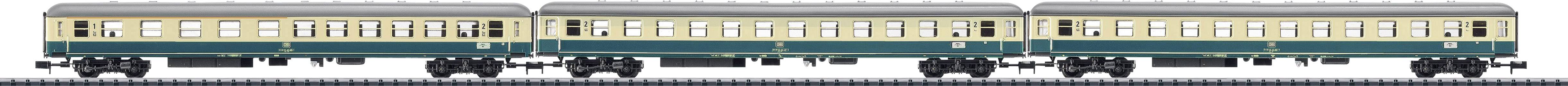 MiniTrix T15639 N 3er-Set Schnellzugwagen der DB