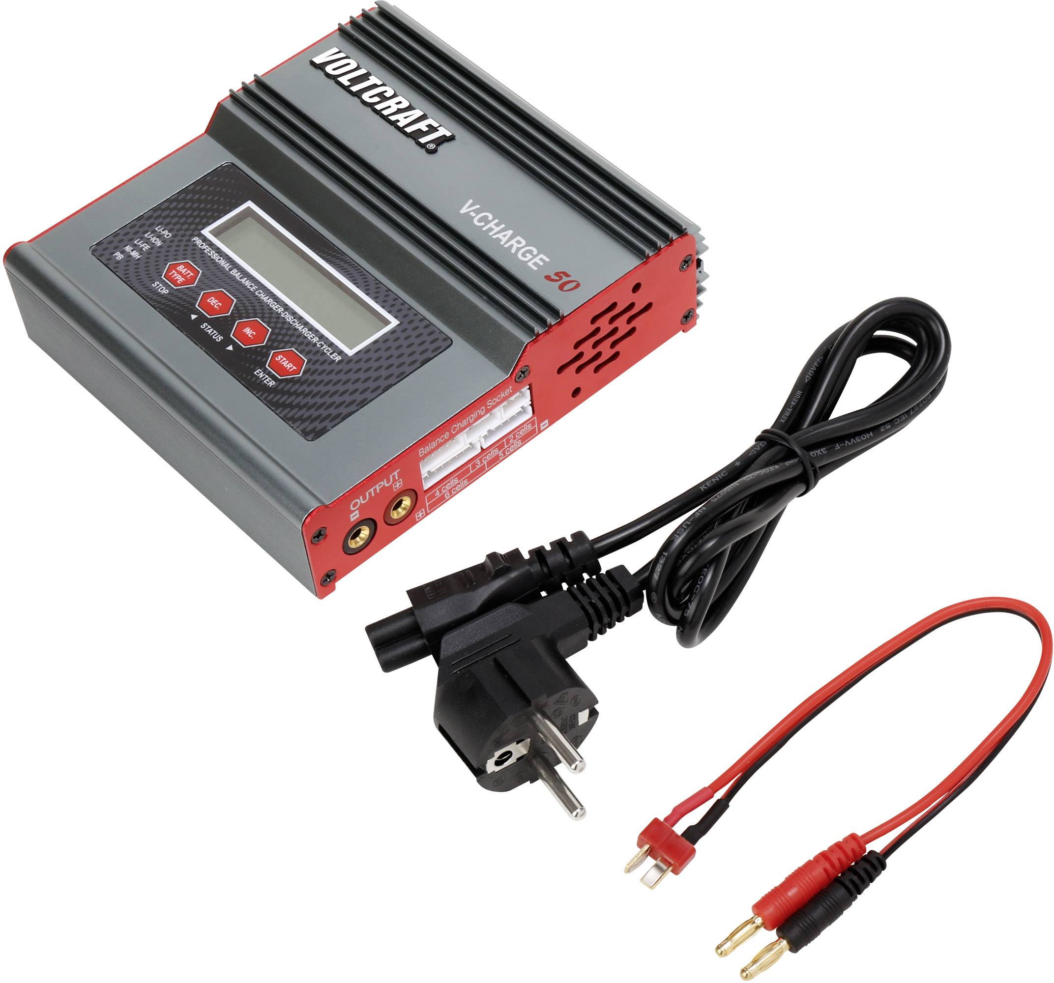 VOLTCRAFT V-Charge 50 Modellbau-Multifunktionsladegerät 12 V, 230V 7A