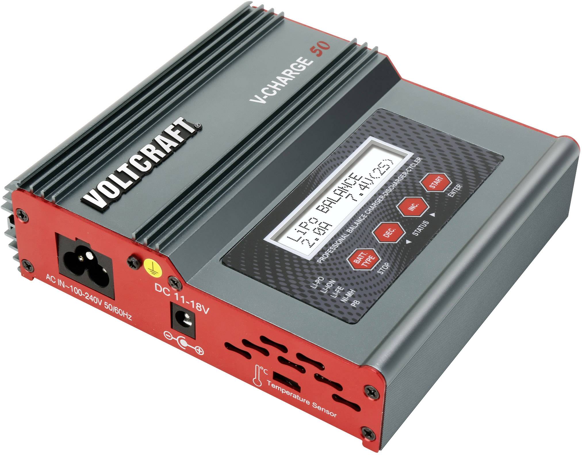 VOLTCRAFT V-Charge 50 Modellbau-Multifunktionsladegerät 12 V, 230 V 7 A