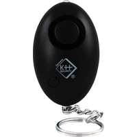 Kh-security Taschenalarm Schwarz mit LED 100103B Kh-security Taschenalarm Schwarz mit LED 100103B