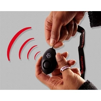 Kh-security Taschenalarm Schwarz mit LED 100103B Kh-security Taschenalarm Schwarz mit LED 100103B