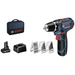Bosch Professional GSR 12V-15 0615990G6L Akku-Bohrschrauber 12V 2 Ah, 4Ah Li-Ion inkl. 2. Akku, inkl. Ladegerät, mit Zubehör Bosch Professional GSR 12V-15 0615990G6L Akku-Bohrschrauber 12V 2 Ah, 4Ah Li-Ion inkl. 2. Akku, inkl. Ladegerät, mit Zubehör