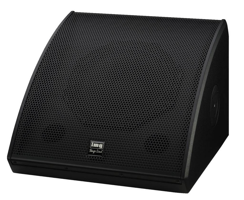 IMG STAGELINE PAB-312M/SW Passiver Monitor-Lautsprecher 30cm 12 Zoll 250W 1St.