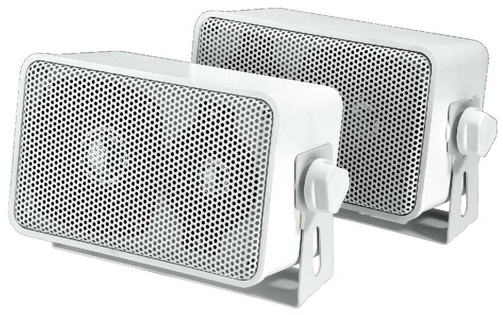 Monacor MKS-42/WS Wandlautsprecher 40W 4Ω Weiß 1 Paar