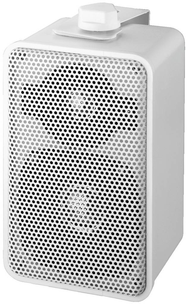 Monacor MKS-42/WS Wandlautsprecher 40W 4Ω Weiß 1 Paar