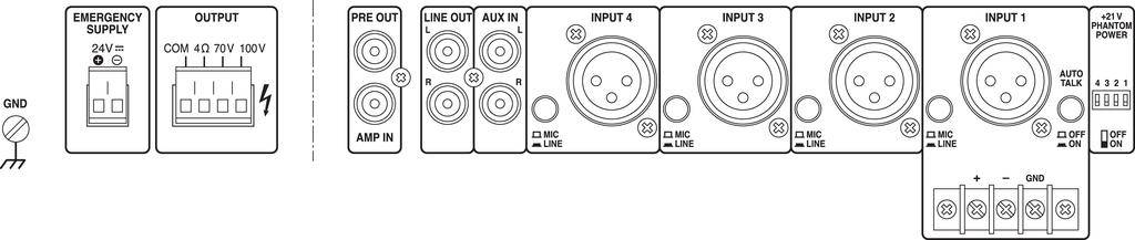 Monacor PA-900 ELA-Verstärker 120W
