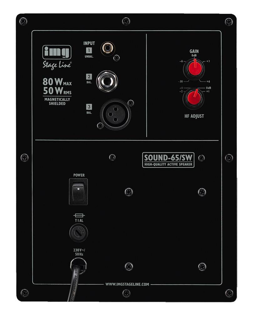 Monacor SOUND-65/SW 2-Wege Set Aufbau-Lautsprecher 16cm 1St.