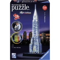 Ravensburger 3D Puzzle Chrysler Building inkl. Farbwechsel LED Ravensburger 3D Puzzle Chrysler Building inkl. Farbwechsel LED