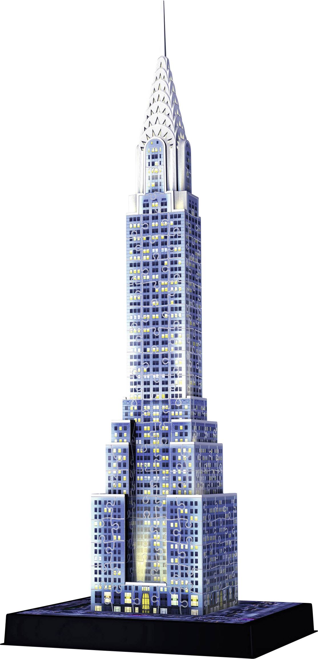 CHRYSLER BUILDING MIT LEUCHTMITTEL