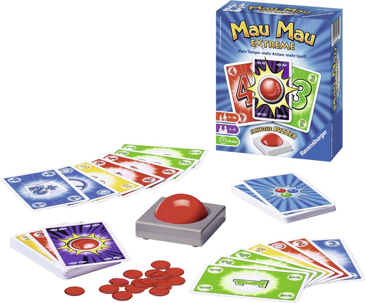 Ravensburger Mau Mau Extreme 26701 Anzahl Spieler (max.): 6